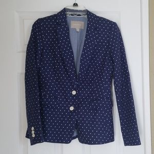 NWOT Banana Republic Polka Dot Blazer size 4